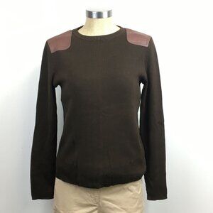NEW Lauren Jeans Company Brown Sweater Womens Medium